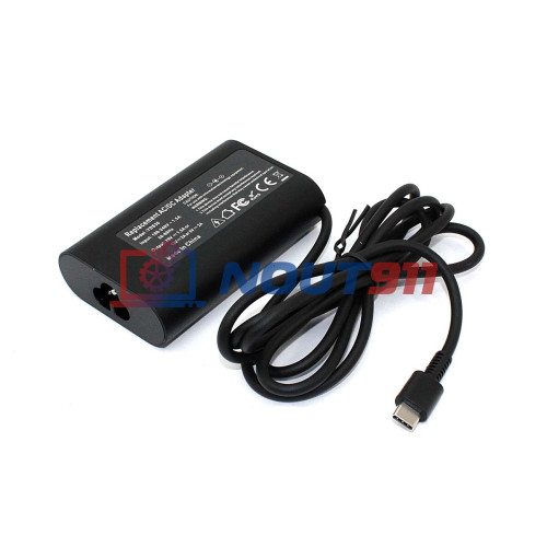 Зарядка для ноутбука Dell 20V 1.5A 30W Type-C (YDS30), Latitude 5285, 5289, 7370, Venue 8 Pro (5855), 10 Pro (5056), XPS 13, 9365, OEM