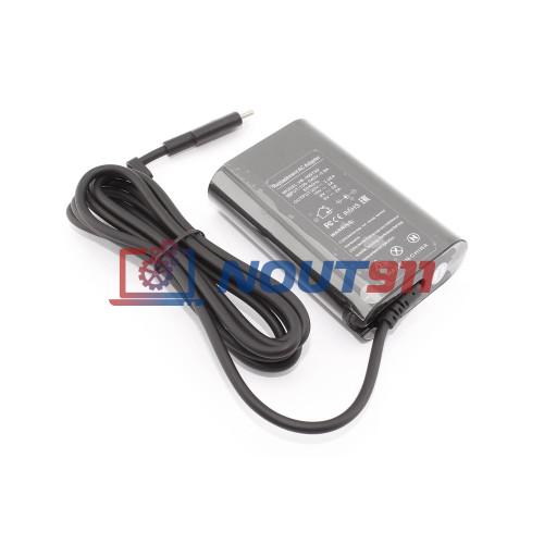 Зарядка для ноутбука Dell 20V 2.25A 45W Type-C (LA45NM150), Latitude 7285, 7212, 7390, 7220EX, 5290, Vostro 5490, 5590, OEM