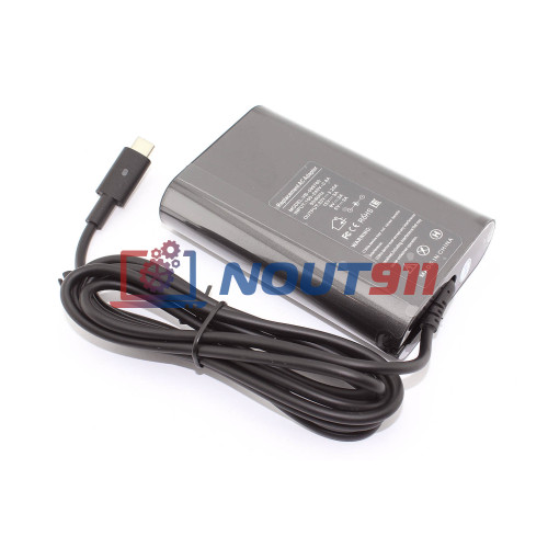 Зарядка для ноутбука Dell 20V 3.25A 65W Type-C (2032565), Precision 3540, Venue 5056, 5855, Vostro 5490, 5590, XPS 9250, Inspiron 7368, 7370, OEM
