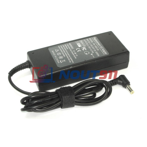 Зарядка для ноутбука Delta 19V 4.74A 90W 5.5x1.7mm (PA-1900-04), Fujitsu-Siemens Amilo M M7400, Acer Aspire V3-571G, E5-571G, без сетевого кабеля, черная, HC/OEM