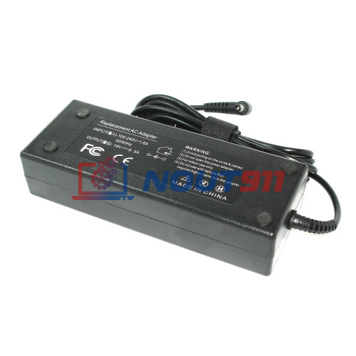 Зарядка для ноутбука 19V 6.32A 120W 5.5x2.5mm (ADP-120ZB BB), OEM