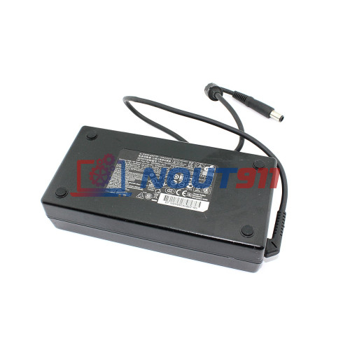 Блок питания для ноутбука HP 19.5V 9.23A 180W 7.4х5.0mm, (TPCBA521), EliteBook: 6930p, 8530p, Compaq: 8710p, 8710w, nw9400, TouchSmart 310-1125ru, 310-1200ru, 610-1030ru, черная, HC/ORG