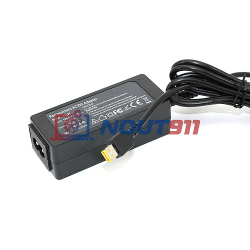 Блок питания для ноутбука Lenovo 12V 3A 36W Rectangle (прямоугольный)(мини) (ADP-36EH C), ThinkPad Tablet 10, Helix 1, Helix 2, OEM