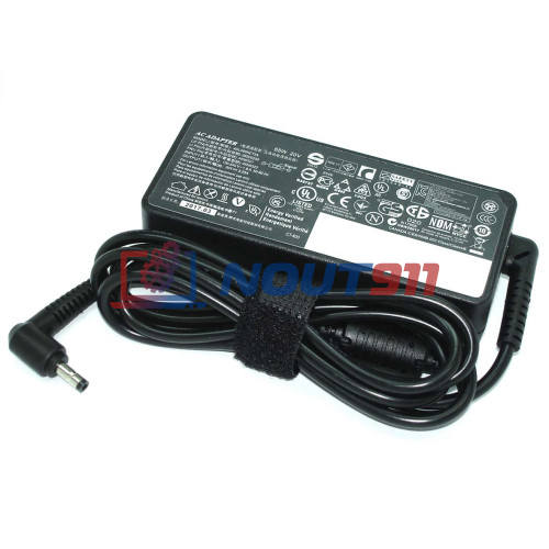 Зарядка для ноутбука Lenovo 20V 3.25A 65W 4.0x1.7mm (ADLX65NCT3A), Chromebook: 100, IdeaPad B Series: B50-10, Yoga Series: Yoga 510, Series: 310-15, 510, 710S, без сетевого кабеля, OEM