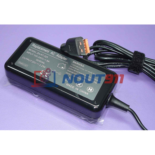 Зарядка для ноутбука Lenovo 20V 3.25A 65W Rectangle(прямоугольный) (ZH-67-325), IdeaPad Yoga Series: Yoga 4 Pro (900-13), Yoga 3 14, Yoga 700-14, Miix: 700, IdeaPad Series: 700S-14ISK, OEM