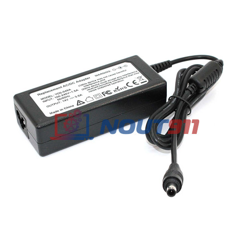 Зарядка для ноутбука Samsung 14V 3.5A 49W 6.5x4.4mm, (YDS-049A) ,черная, HC/OEM