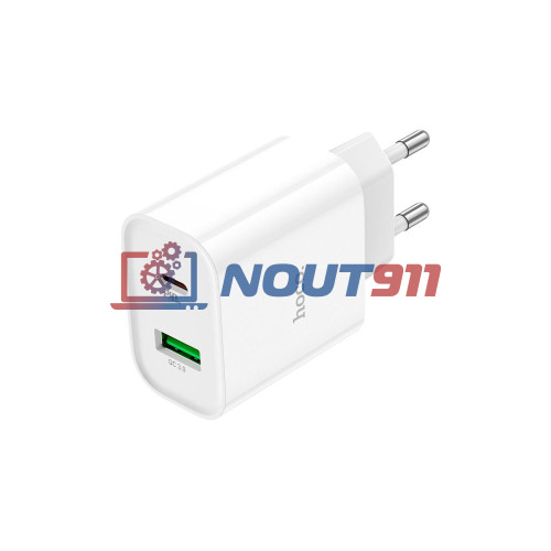 Блок питания HOCO 5V 9V, 12V 3A 20W Type-C, USB-A (5912320) PD20W+QC3.0  для телефона, планшета, белый