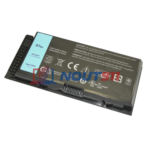 Аккумулятор FV993 для ноутбука Dell Precision M4600 11.1V 8310mAh ORG