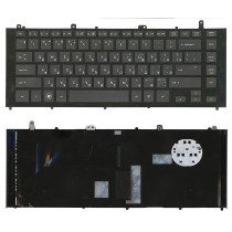 Клавиатура для ноутбука HP ProBook 4420s, 4421s, 4425s, 4426s (AESX6U00110) с черной рамкой, черная