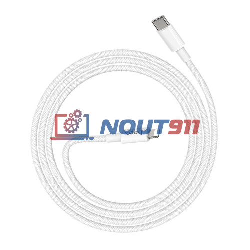 Кабель Type-C HOCO X56 для Lightning, PD20, 3.0A, 1м, белый