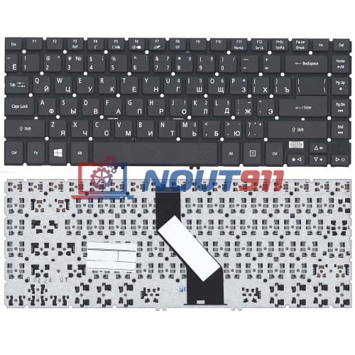 Клавиатура для ноутбука Acer Aspire V5-473G, V5-452, V5-472 (NSK-R2HBW) черная