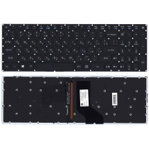 Клавиатура для ноутбука Acer Aspire VN7-593G-73FZ, VN7-593G-73KV, VN7-593G-75AG (NK20191015) с подсветкой , черная