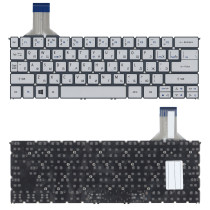 Клавиатура для ноутбука Acer Aspire S7-391, P3-171, P3-131 (MP-12Q33SU6200) серебристая