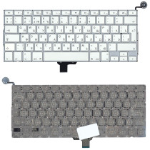 Клавиатура для ноутбука MacBook A1342 2009/2010 белая 13,3" большой Enter