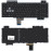 Клавиатура для ноутбука Asus Gaming FX504, FX80, FX705, FX505D (0KN1-5J1RU21) с белой подсветкой, черная 
