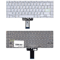 Клавиатура для ноутбука Asus K413JA серебристая