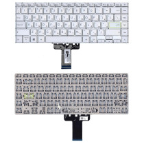 Клавиатура для ноутбука Asus K413JA (0KNB0-260GRU00) с подсветкой, серебристая