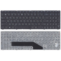Клавиатура для ноутбука Asus K50, K60, K70 (MP-07G73SU-52830) без рамки, плоский Enter черная