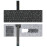 Клавиатура для ноутбука Asus K55, K55A, K55V, K55Vd (NSK-UG90R) без рамки, вертикальный Enter черная 