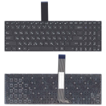 Клавиатура для ноутбука Asus K56, K56C, K56CA,K56CM (MP-12F53US-5283W0) без рамки, плоский Enter, черная