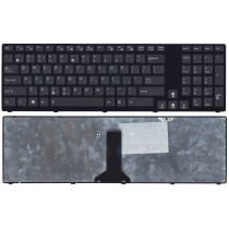 Клавиатура для ноутбука Asus K93, K93SV, K95VB, X93SM (V126202AK2) с черной рамкой, черная