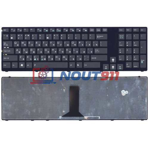 Клавиатура для ноутбука Asus K95, K93, K93SM, K93SV (V126202AK2) с рамкой, черная