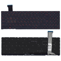 Клавиатура для ноутбука Asus ROG GL552VW (0KN0-RZ1RU13) с красной подсветкой, черная