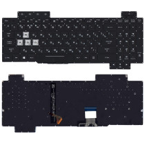 Клавиатура для ноутбука Asus ROG GL704, GL704GM, GL704GW (V170162JS1RU) c подсветкой, черная