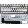 Клавиатура для ноутбука Asus UX21E, UX21A, UX21E (MP-11A96GB6528) Г-образный Enter, серебристая