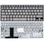 Клавиатура для ноутбука Asus UX31E, U38D, UX32, UX32VD (0KNB0-3625RU00) серебристая