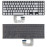 Клавиатура для ноутбука Asus UX561UA, Q505UA, Q525UA (AEBKKR00030) без рамки, с подсветкой, серебристая