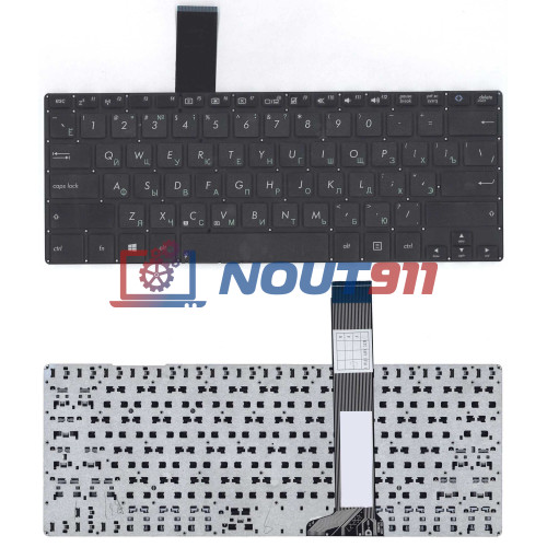 Клавиатура для ноутбука Asus VivoBook S300k, S300ki, S300, S300c, S300ca (MP-11N53US-5281W) черная