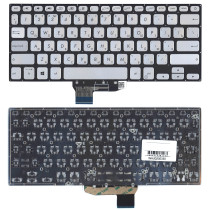 Клавиатура для ноутбука Asus VivoBook S430FA, X430,S430UA, X430FA (0KNB0-2104US00) серебристая