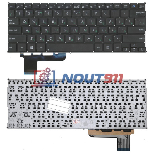 Клавиатура для ноутбука Asus S201, S201E, X201, X201E (AEEX2700010) черная