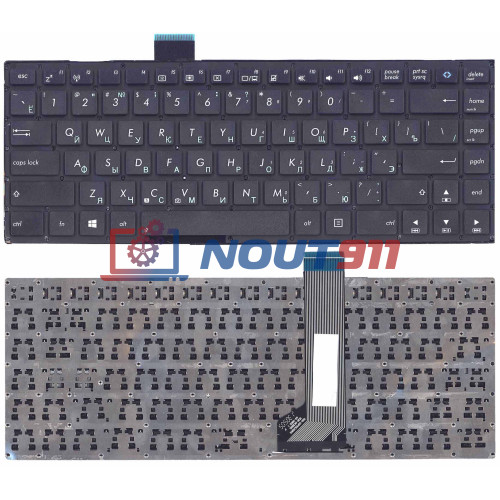 Клавиатура для ноутбука Asus X402,F402, F402C, X402CA (0KNB0-4108RU00) черная