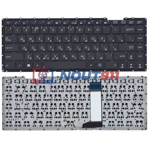 Клавиатура для ноутбука Asus X451, X451CA, F450CC, X453 (AEXJBU00110) черная