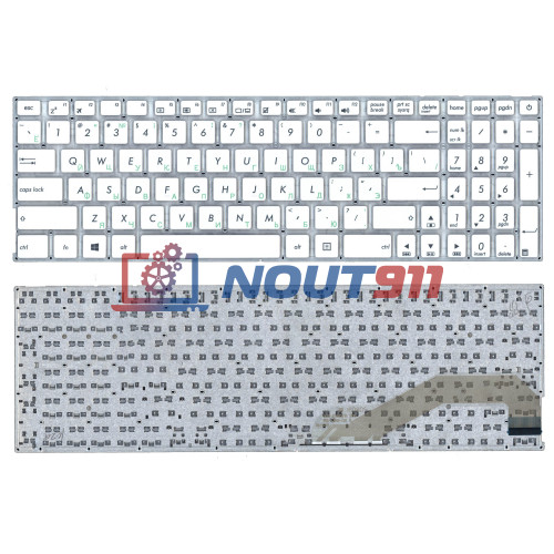 Клавиатура для ноутбука Asus X540 X540L, X540LA, X540CA, X540SA (MP-13K93SU-G50) белая