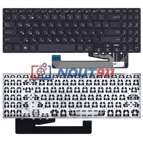 Клавиатура для ноутбука Asus YX560, K560, K560U, Y5000U/UB (0KNB0-5102UA00) черная
