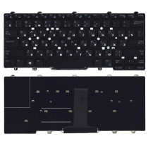 Клавиатура для ноутбука Dell Latitude E5470, E7470, E7450 (PK1313PKAUW) без рамки и указателя, черная