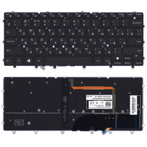 Клавиатура для ноутбука Dell Precision 5510 (NSK-LS0BQ 0R) с подсветкой, черная