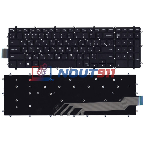 Клавиатура для ноутбука Dell Vostro 15-3583 черная