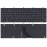 Клавиатура для ноутбука DNS Clevo W350, w370, W670, K750C, 0170728, 0164801 (MP-13H86SUJ4304) c рамкой (плоский ENTER) подсветка, черная 