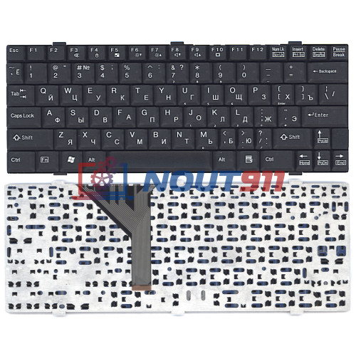 Клавиатура для ноутбука Fujitsu LifeBook P7010, P7010D (FPCR20377) черная