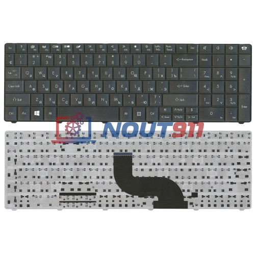 Клавиатура для ноутбука Packard Bell Gateway E1, NE56, NE71D, TE69 (PK130QG1B04) черная