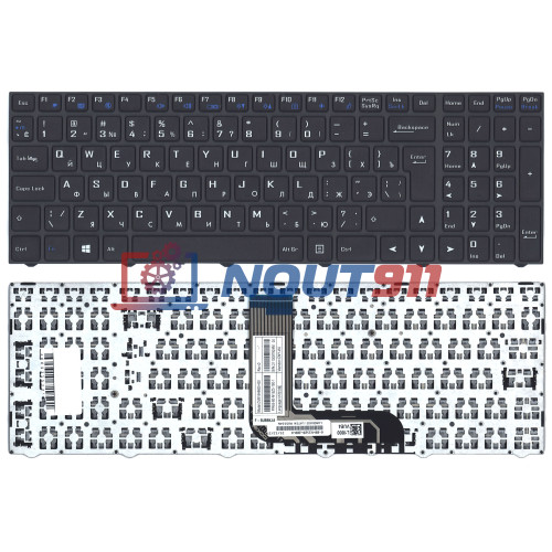 Клавиатура для ноутбука Haier NP50HH, NP50D5, NP50DB, NP50DE (6-80-N15Z3-190-1) черная