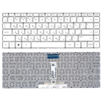 Клавиатура для ноутбука HP 14-bp000, 14-bp002la, 14-bp005la (NSK-CX0SW 01) белая