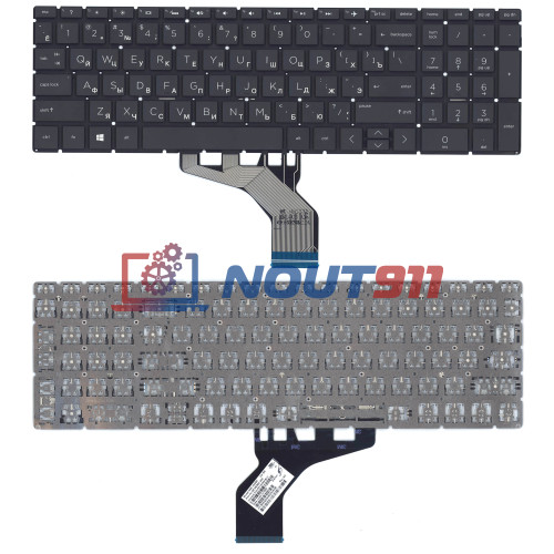 Клавиатура для ноутбука HP 15-db000, 15-da000, 15-dw0000 (NSK-XN9BC) черная