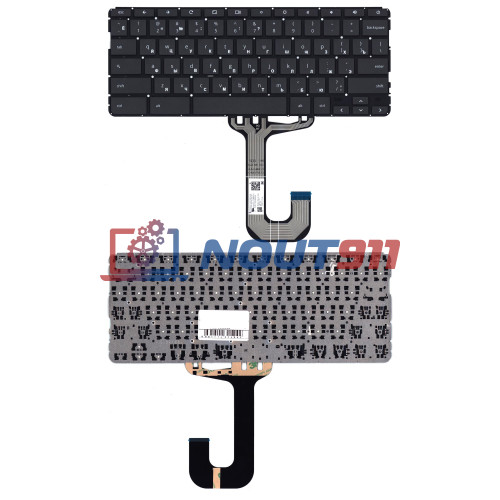 Клавиатура для ноутбука HP Chromebook 11A-NB (L12625-001) черная