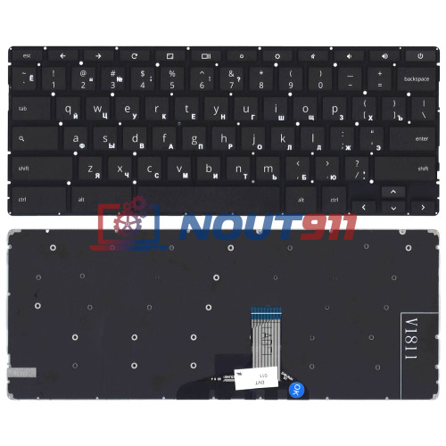 Клавиатура для ноутбука HP Chromebook 14a-na0010ca, 14a-na0010nr, 14a-na0023n (V182145S2) черная