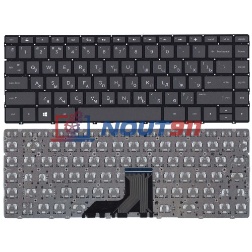 Клавиатура для ноутбука HP Envy 13-AD,13-AD010NR, 13-AD100 (16N8UA2815887S) с подсветкой, черная
